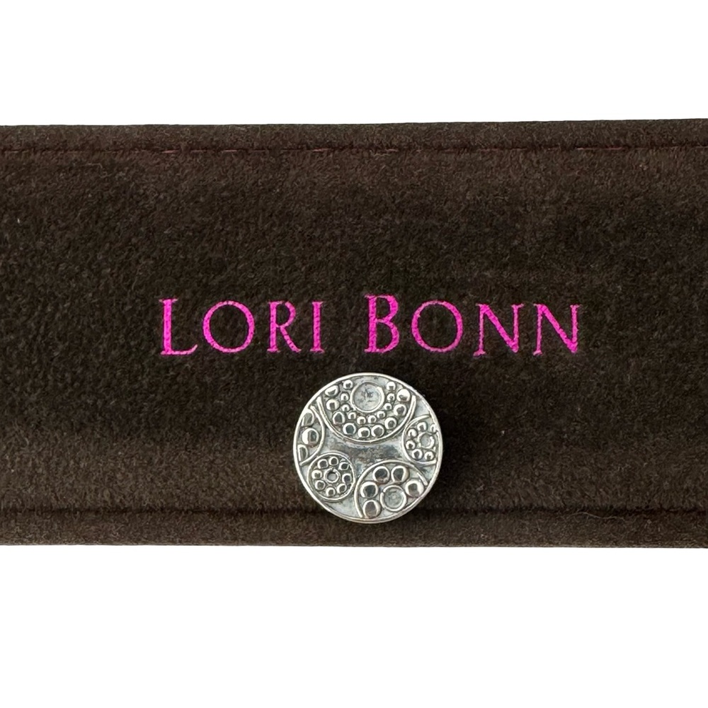 LORI BONN Sterling Silver Slide Charm For Bracelet